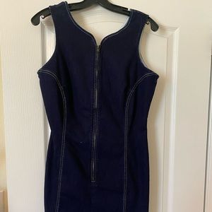 Venus ZipperedDenim stretch dress - Size 10